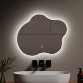 EMKE LM31 Miroir sans cadre avec éclairage, antibuée, 3000/4000/6500K